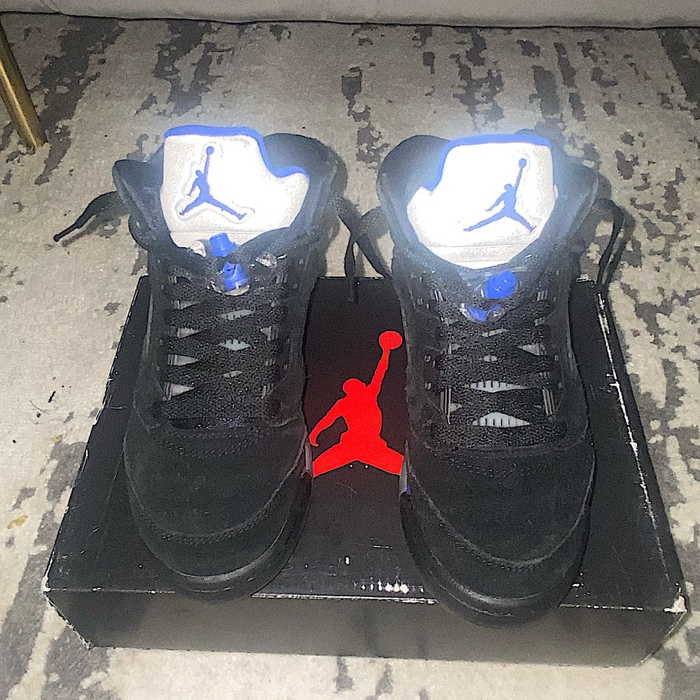 Jordan 5 racer blue size 4y